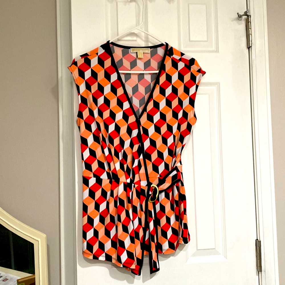 Michael Kors geometric top